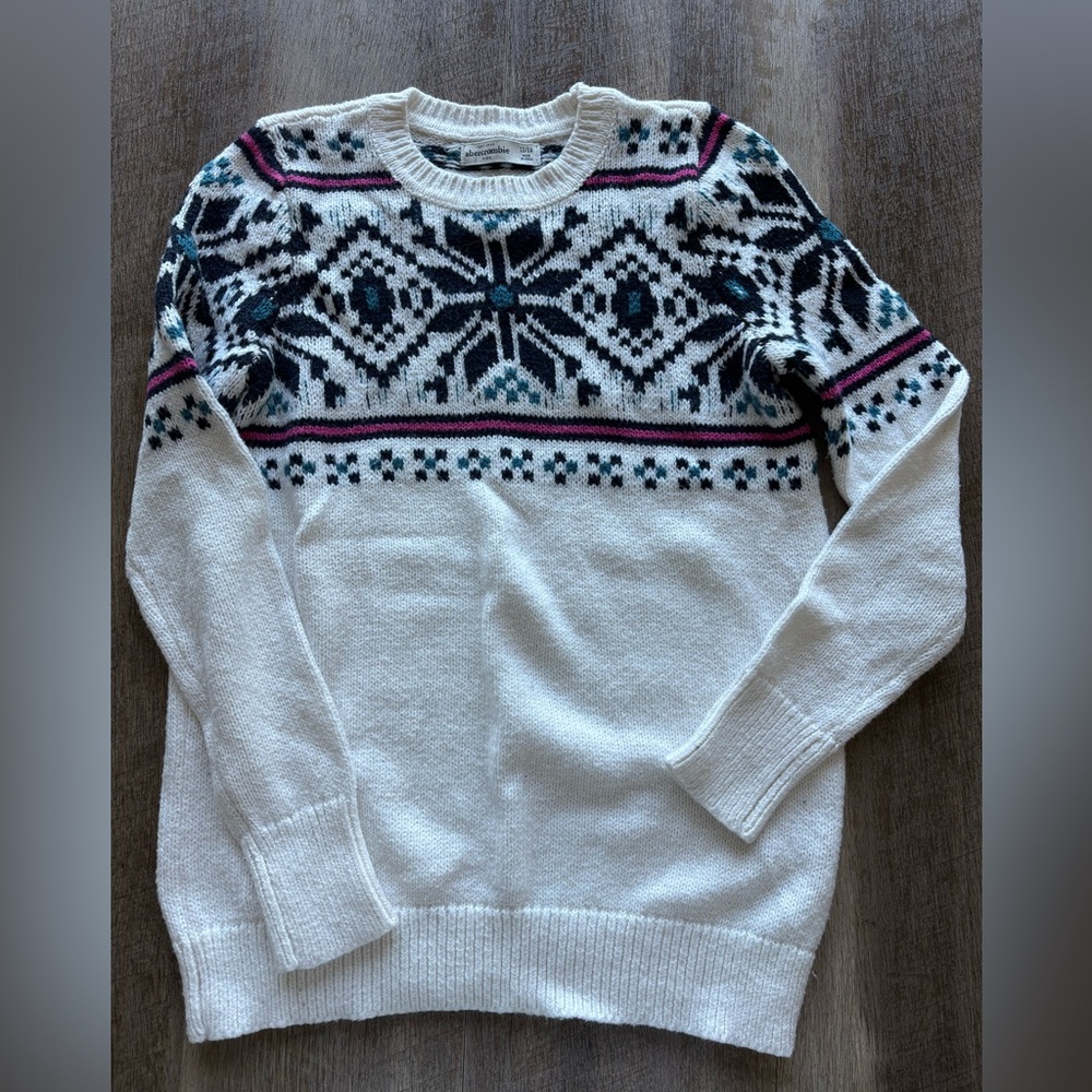 Abercrombie kids girls sweater 13/14
